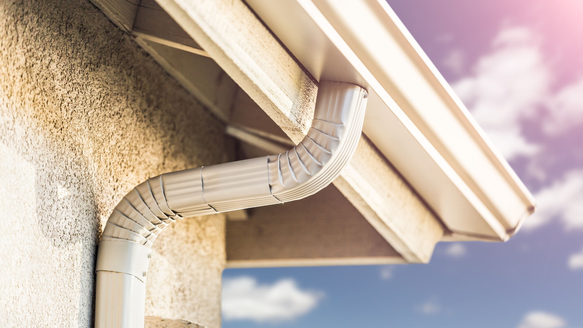 hail damage to gutters