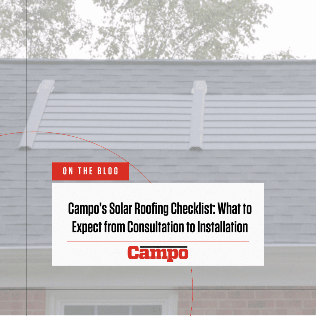 Campo’s Solar Roofing Checklist: What to Expect from Consultation to Installation 4 Campos Solar Roofing Checklist What to Expect from Consultation to Installation