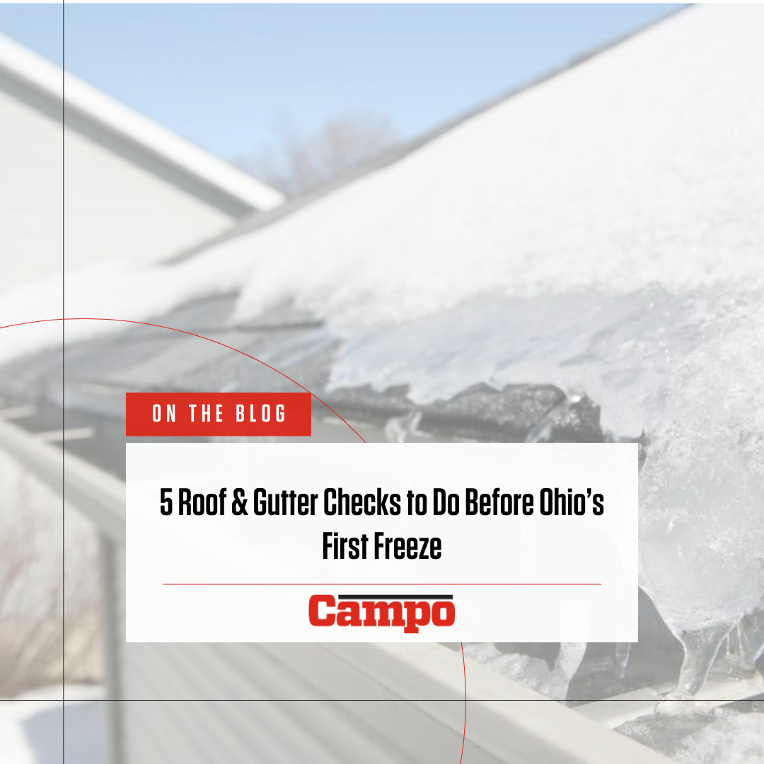 5 Roof Gutter Checks to Do Before Ohios First Freeze